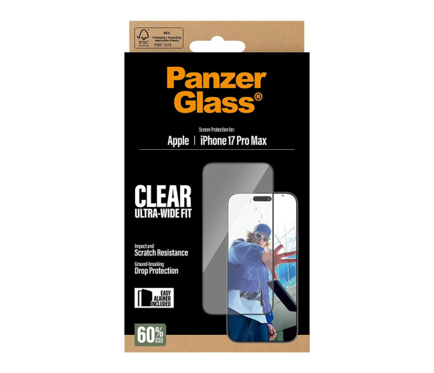 PanzerGlass Ultra-Wide Fit EasyAligner do iPhone 17 Pro Max - 1538960 - zdjęcie 4